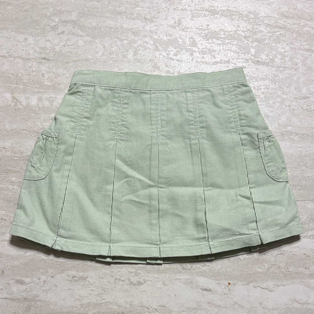 Sage Green Mini Skirt